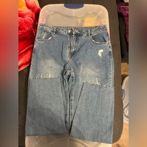 SHEIN Blue Denim Jeans